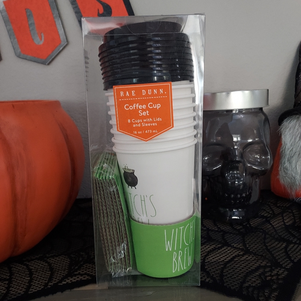 Rae Dunn Witch's Brew Coffee Cup Set